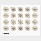 Custom Classic Round Stickers, Format: Sheet of St ラウンドシール (シート)