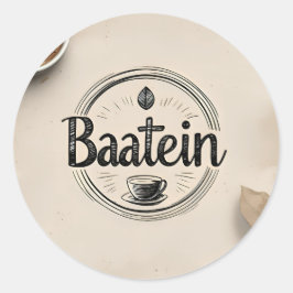 Custom Classic Round Stickers, Format: Sheet of St ラウンドシール