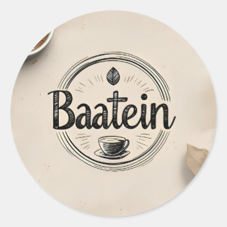 Custom Classic Round Stickers, Format: Sheet of St ラウンドシール