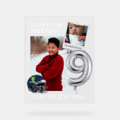 Custom Client Carter 9th Birthday Acrylic Sign アクリルサイン (正面)