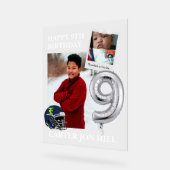 Custom Client Carter 9th Birthday Acrylic Sign アクリルサイン (傾斜)