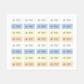 Custom clothing Label for crafter with pet icon ラベル (シート)