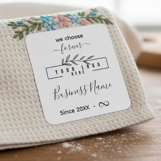 Custom Clothing label Sewing or Crochet with logo ラベル