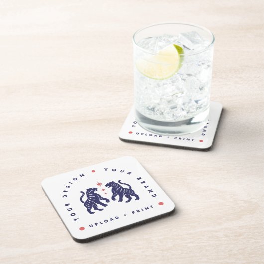 Custom Coaster Set | Your Design Upload Coasters コースター (右側)