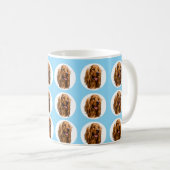Custom Cocker Spaniel Photo Mug | Personalized Pet コーヒーマグカップ (正面右)