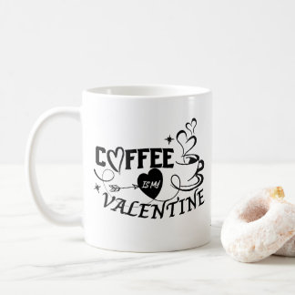 Custom Coffee Lover Heart Arrow Valentine コーヒーマグカップ