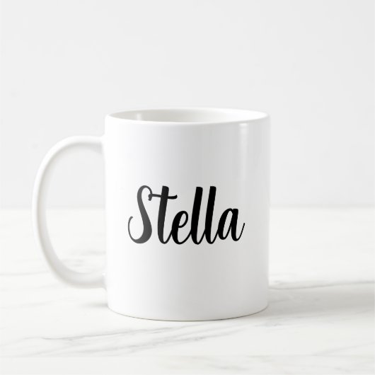 Custom Coffee Mug with Text Custom Large Personali コーヒーマグカップ (左)