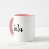 Custom Coffee Mug with Text Custom Large Personali マグカップ (正面左)