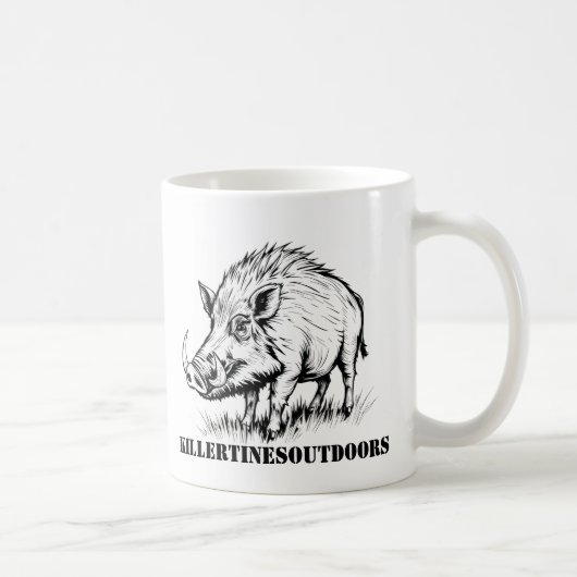 Custom coffee mugs. コーヒーマグカップ (右)