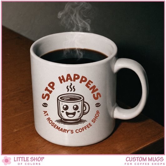 Custom Coffee Shop Café Coffee Bar コーヒーマグカップ