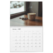 Custom Coffee Shop Calendar 2026 ,Personalized Bus カレンダー (1月 2027)