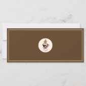 Custom Coffee Shop Gift Certificate | Personalized (裏面)