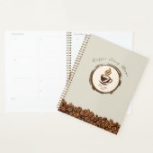 Custom Coffee Shop Planner – Personalized Business プランナー手帳 (ディスプレー)