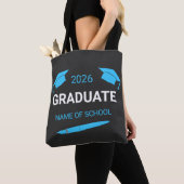 Custom College School Graduation 2026  トートバッグ (クローズアップ)