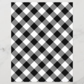 Custom Color Buffalo Check Gingham Scrapbook Paper (裏面)