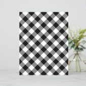 Custom Color Buffalo Check Gingham Scrapbook Paper (スタンド正面)