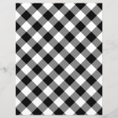 Custom Color Buffalo Check Gingham Scrapbook Paper (正面)