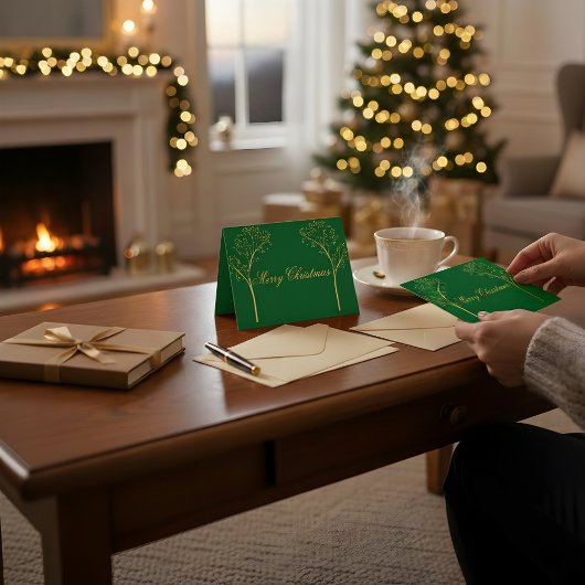 Custom Color Christmas Card サンキューカード