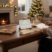 Custom Color Christmas Card サンキューカード