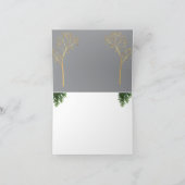 Custom Color Christmas Card サンキューカード (内部)