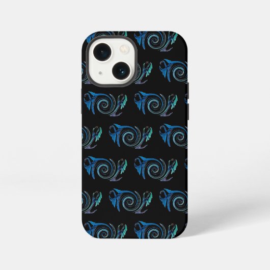 Custom Color Dragon Pattern iPhoneケース (裏面)