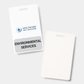 Custom Color EVS Environmental Services Companion バッジ (Front & Back)
