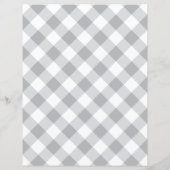 Custom Color Gingham Check Scrapbook Paper (裏面)