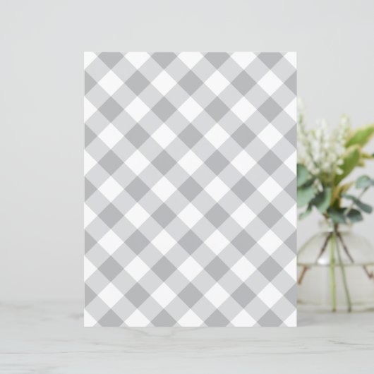 Custom Color Gingham Check Scrapbook Paper (スタンド正面)