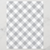 Custom Color Gingham Check Scrapbook Paper (正面)