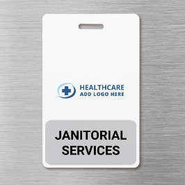 Custom Color Janitor Janitorial Services Companion バッジ