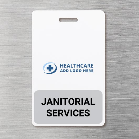 Custom Color Janitor Janitorial Services Companion バッジ