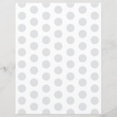 Custom Color Large Dots on White Scrapbook Paper (裏面)