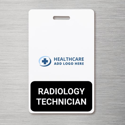 Custom Color Medical Role Radiology Tech Companion バッジ