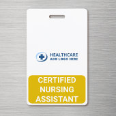 Custom Color Nurse CNA Recognition Companion バッジ