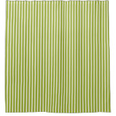 Custom Color Pinstripe Pattern シャワーカーテン (正面)