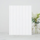 Custom Color Pinstripe with White Scrapbook Paper (スタンド正面)