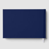 Custom Color Property Modern Script Minimalist ゲストブック (裏面)