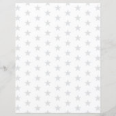 Custom Color Stars on White Scrapbook Paper (裏面)