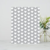 Custom Color with White Hearts Scrapbook Paper (スタンド正面)