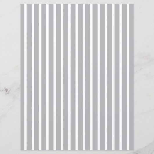 Custom Color with White Pinstripe Scrapbook Paper (裏面)