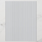 Custom Color with White Pinstripe Scrapbook Paper (正面)