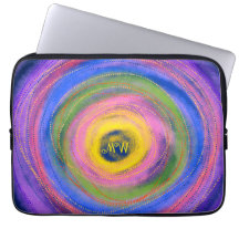 Custom Colorful vibrant Mandala Circles   