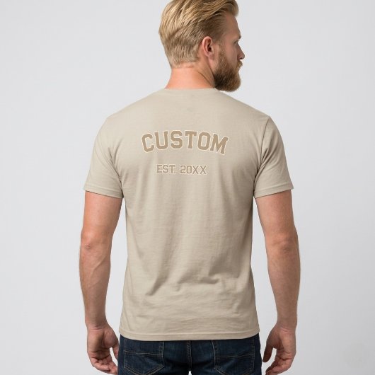 Custom Colors College Letters Shirt - Athletic  Tシャツ
