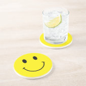 Custom Colors Cute Retro Smile コースター (側面)