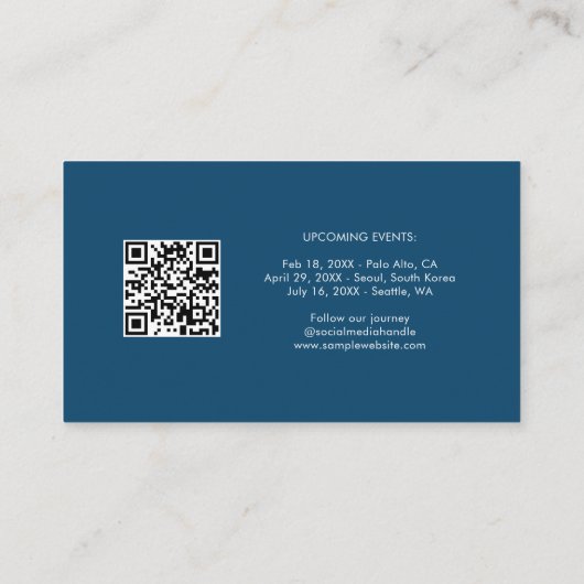 Custom Colors Tech Event Director  名刺 (裏面)