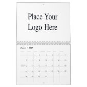 Custom Companyのロゴ カレンダー (3月 2027)