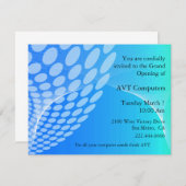 Custom Companyの招待状 招待状 (正面/裏面)