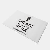 Custom Company Branded Minimalist doormat ドアマット (アングル)