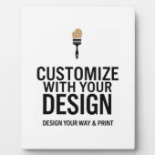 Custom Company Branded Personalized Minimalist  フォトプラーク (正面)