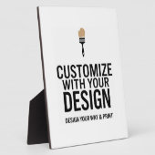 Custom Company Branded Personalized Minimalist  フォトプラーク (側面)